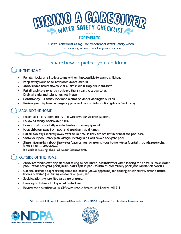 Caregiver-WaterSafetyChecklist-NDPA 2024 For Parents